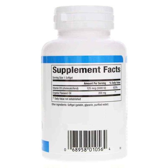 Vitamin D3 125 Mcg (5000 IU), NF